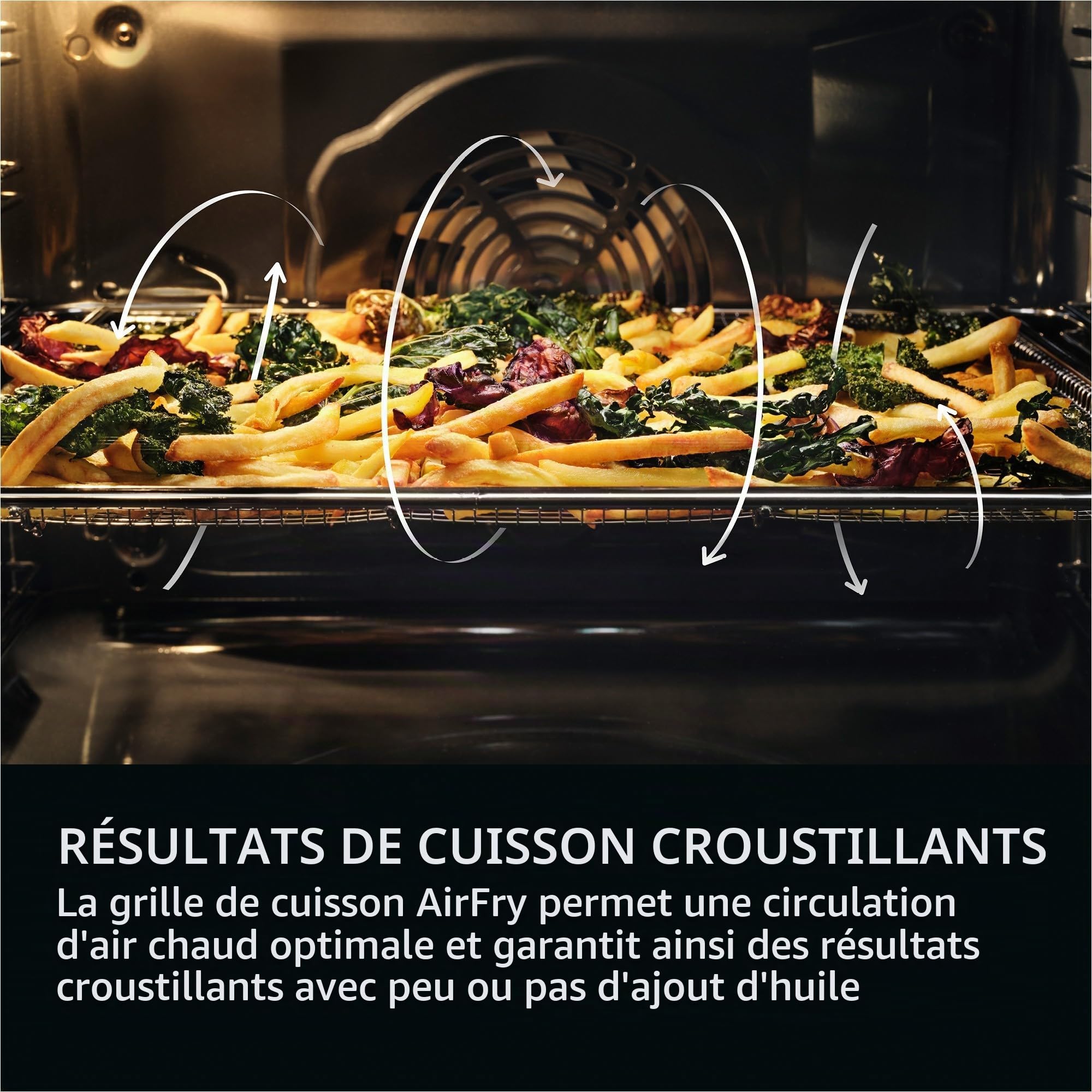 AEG 60 cm Induction Hob²Hood/Pyrolysis Hob – Self-Cleaning/SoftClosing/Touch Control/Grill Function/Screen with Clock/Child Safety/A/CIB6499APB