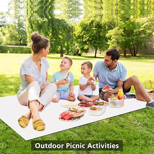 Miniatura 7 de PLULON Juego de 12 manteles de plástico y camino de mesa de satén, color blanco, rectangular, camino de mesa rojo para boda, cumpleaños, Navidad,