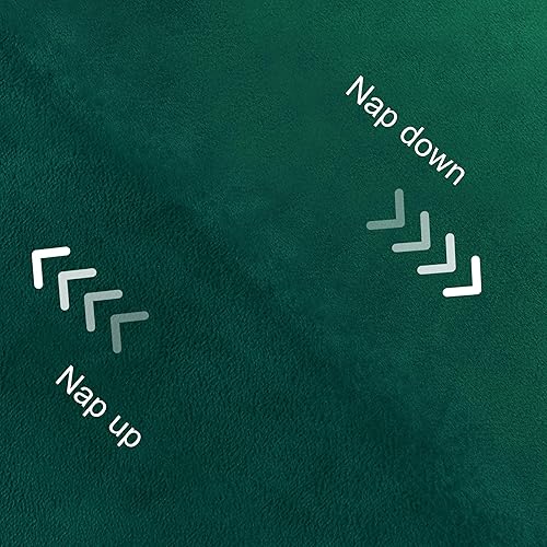 Miniatura 5 de DWCN Cortinas opacas de terciopelo verde oscuro de 84 pulgadas, paquete de 2 paneles de ventana con aislamiento térmico resistentes para decoración