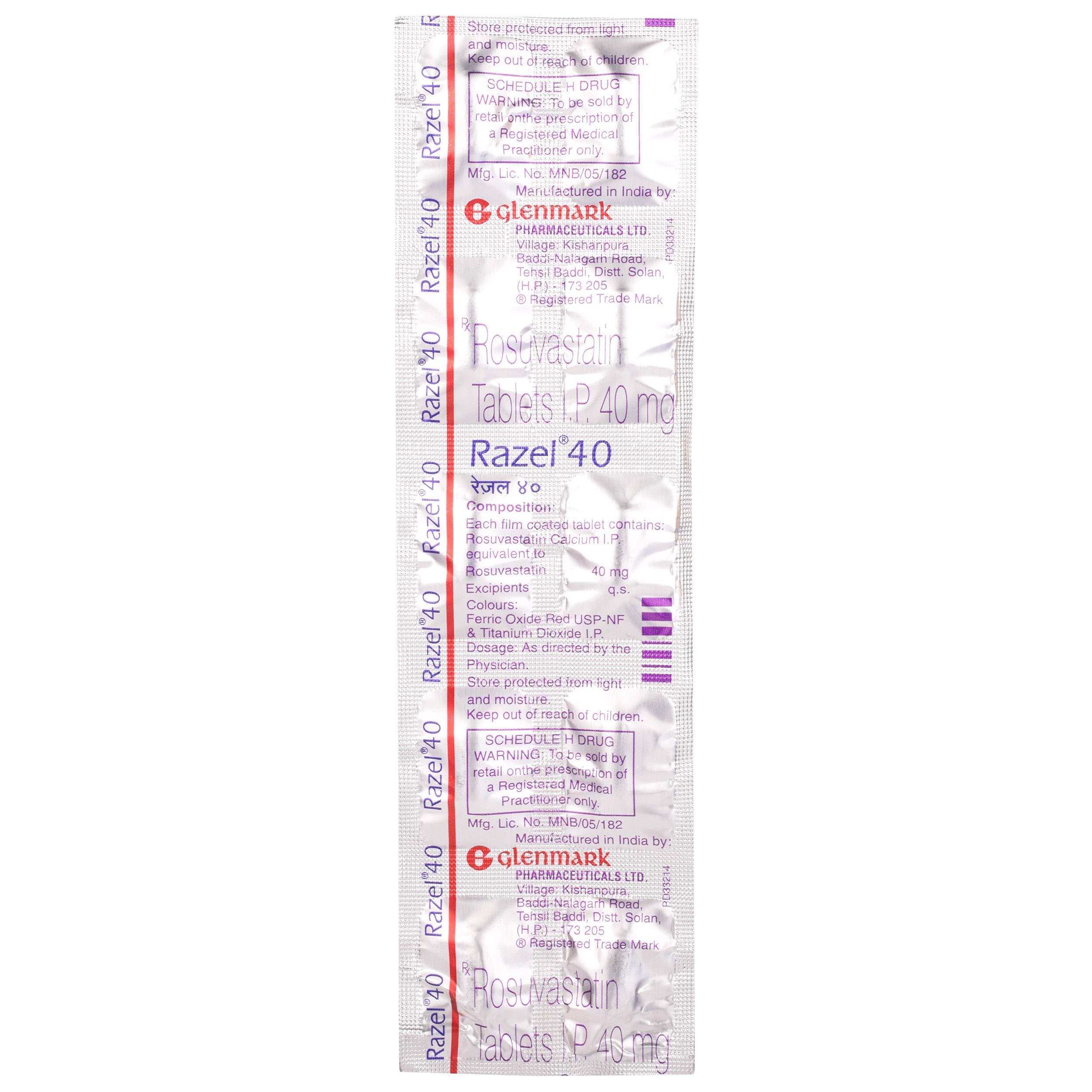 Razel 40 - Strip of 10 Tablets