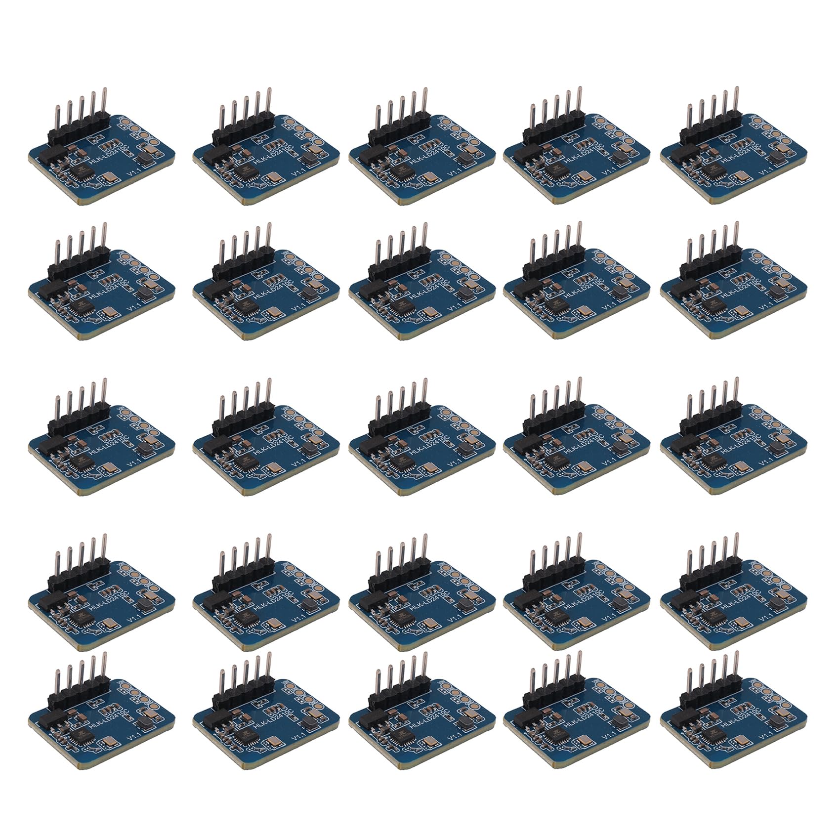 25 Piezas 24G MmWave HLK-LD2410C Sensor de Radar de Presencia Módulo de Detección de Movimiento