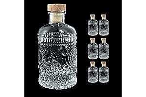 6 oz Glass Bottles with Airtight T-Top Caps