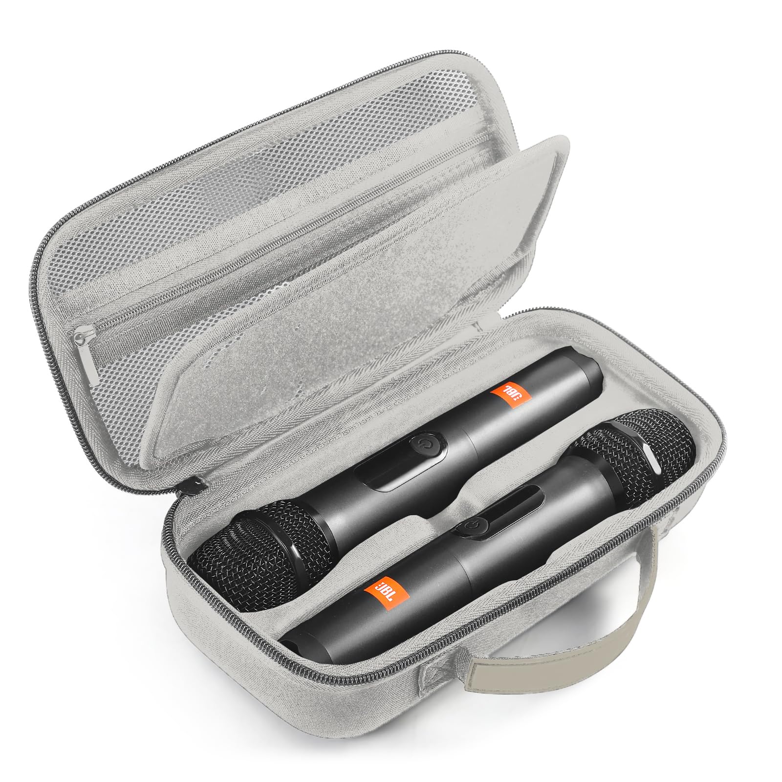 Seracle Wireless Microphone Portable Carrying Case Compatible with JBL Wireless Two Microphone System, Dual Mic Hard Bag Suitable for Travel and Home