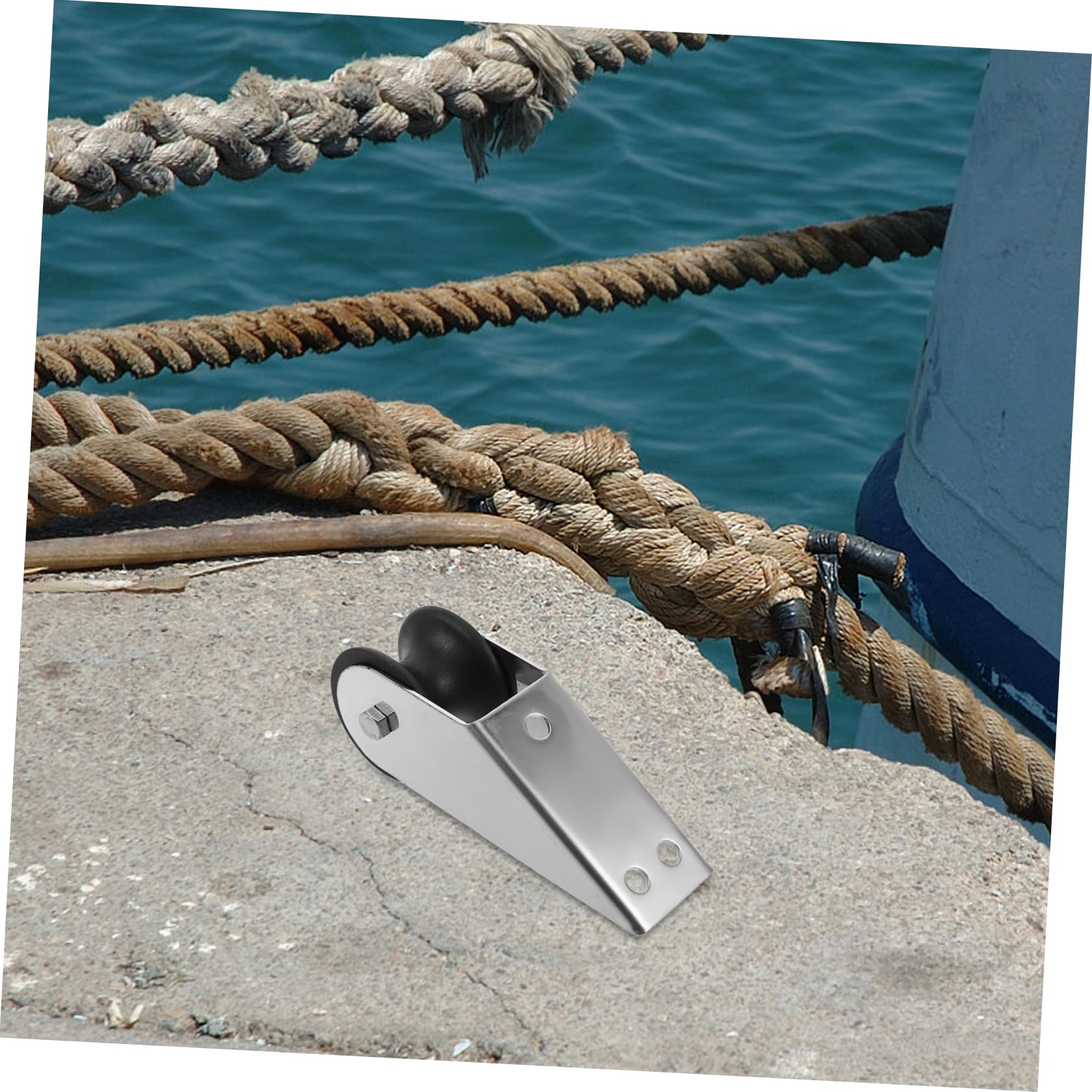Didiseaon Support D'ancre en Acier Inoxydable pour Bateau Marin et Yacht, Installation Facile Levage et Abaissement sans Effort, Accessoires Nautiques Robustes