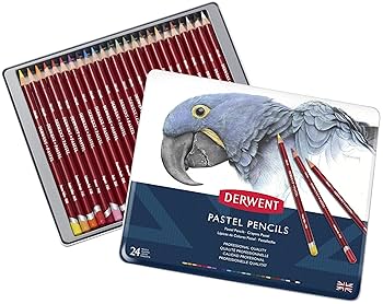 ★Derwent Pastel Pencils 72本セット Amazon.com: Derwent 72 Pastel Pencil Metal Tin Set