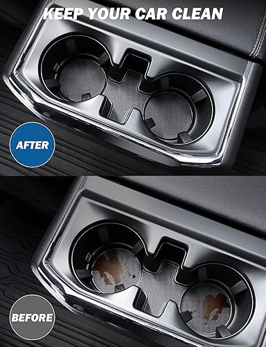 Miniatura 5 de JOYTUTUS Paquete de 4 portavasos para automóvil, universales, antideslizantes, a prueba de golpes, portavasos de PVC de 2.75 pulgadas, accesorios