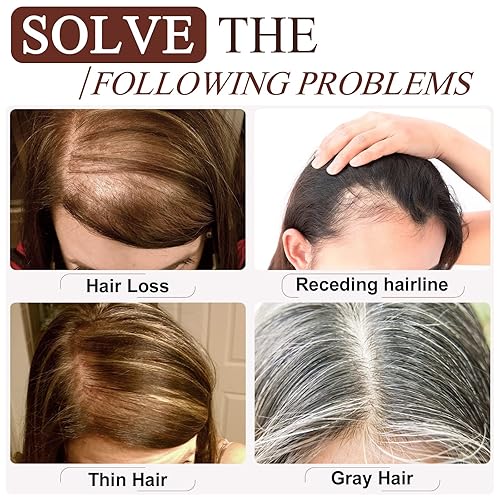 Miniatura 8 de SEGO Cubrecabello humano real para mujer, sin flequillo, con clips antideslizantes (6 pulgadas #12613 marrón dorado mezcla rubio decolorado)