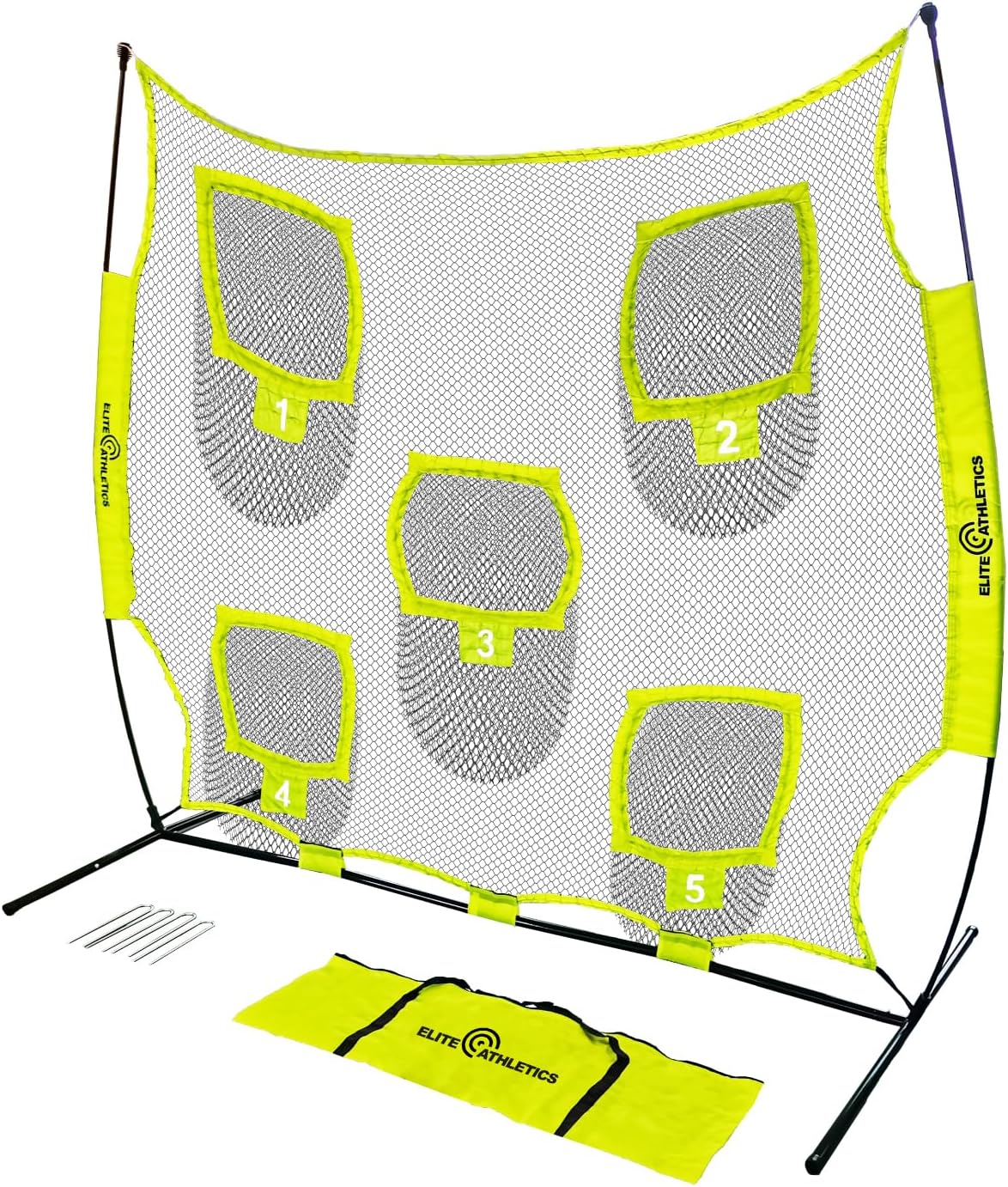 Elite Athletics Football Throwing Net 7 x 7 Football