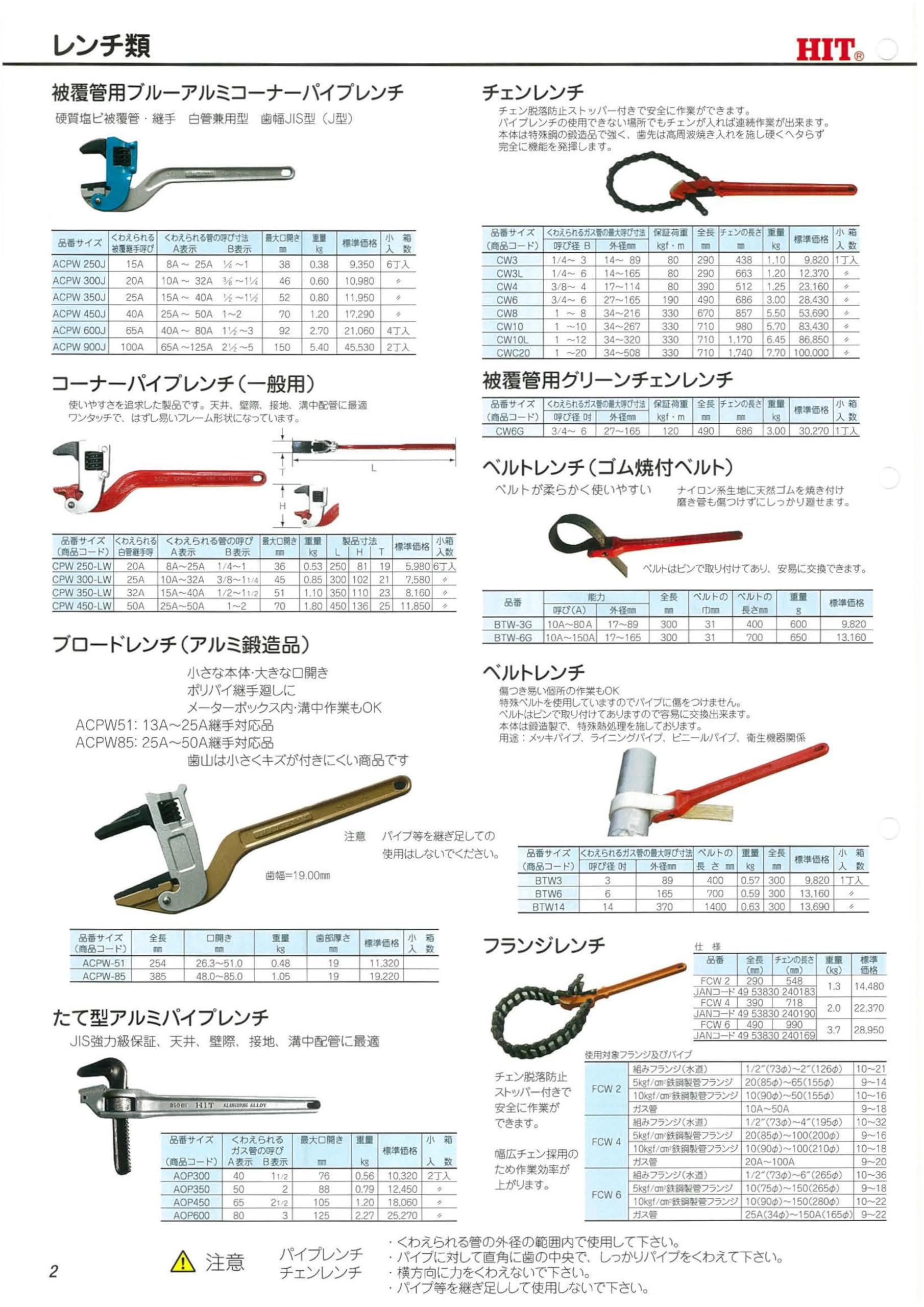 Amazon | チェーンレンチ (CW8) | パイプレンチ