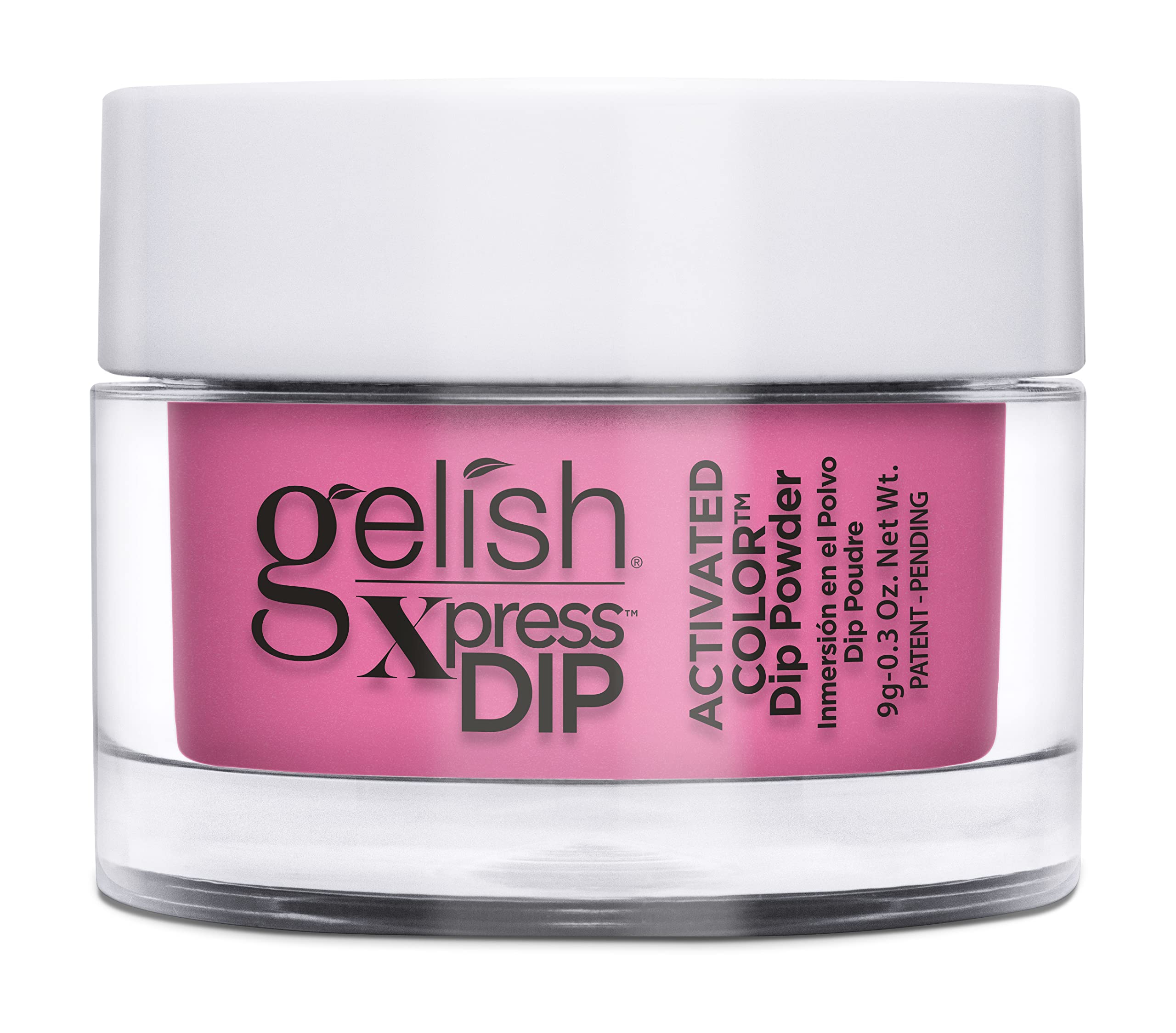 GelishXpress Powder Dip Collection (B-girl Style) Hot Pink Nail Dip Powder, Vibrant Color, Professional Quality, High Shine, Chip-Resistant, 0.3 ounce.