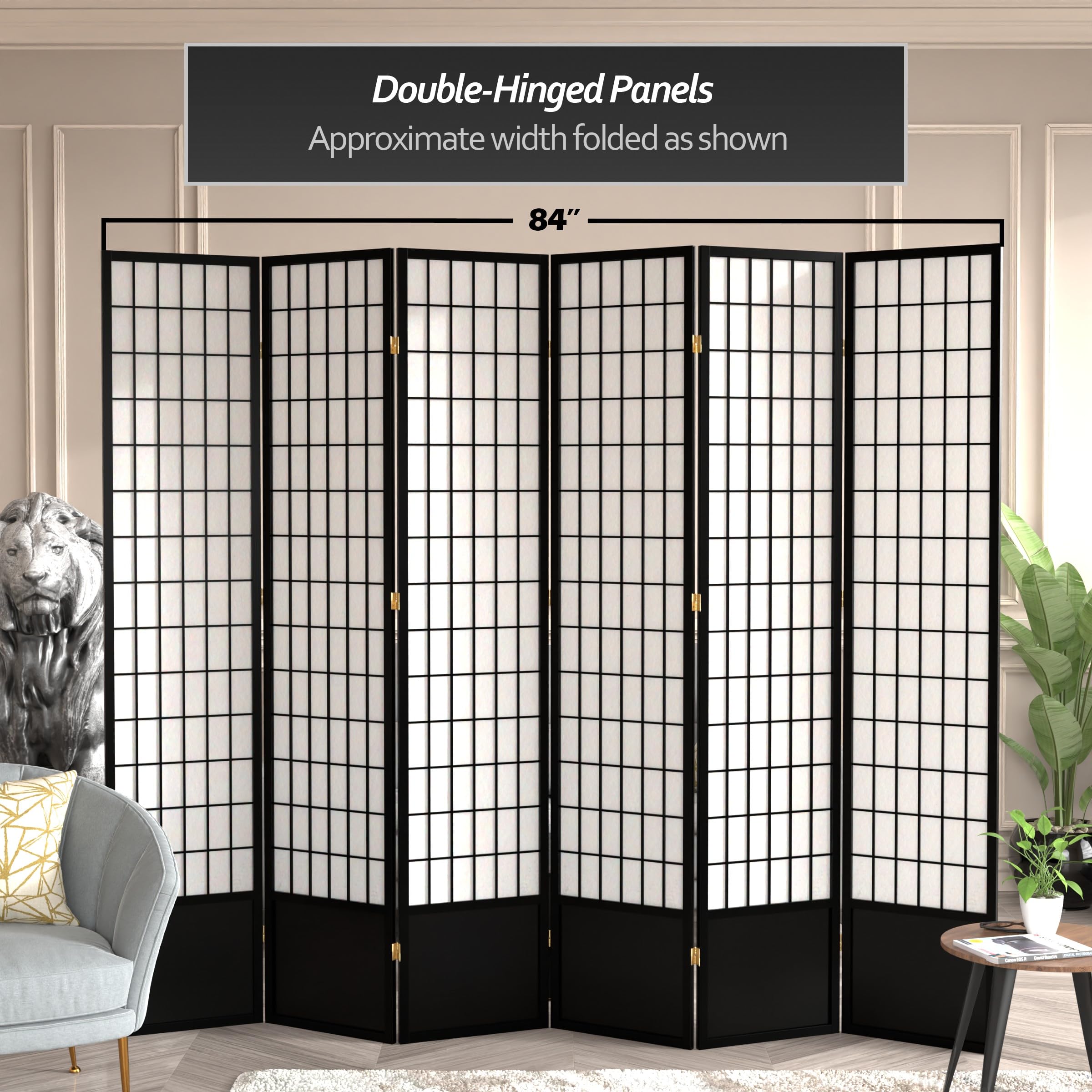 その他 one room Amazon.com: Red Lantern 7 ft. Tall Window Pane Shoji Screen