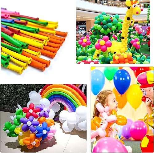 Miniatura 8 de Globos largos negros de alta calidad, 260 globos giratorios, animales mágicos para cumpleaños, niños, boda, fiesta, suministro, 100