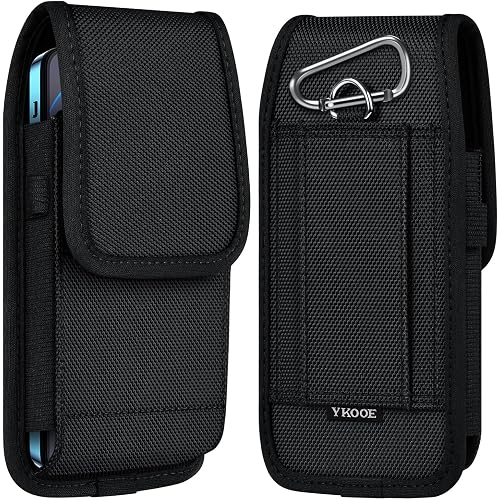 ykooe Cell Phone Belt Holder Holster Case for iPhone 17 16 15 14 13 12