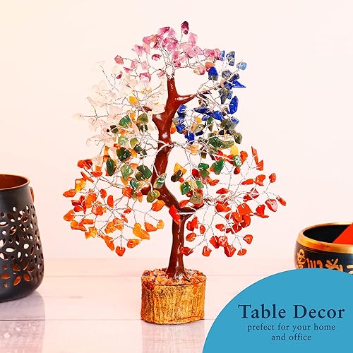 Miniatura 4 de Árbol de siete chakras, árbol de cristal para energía positiva, cristales, decoración del árbol de la vida, árbol de Feng Shui, cristales y piedras,