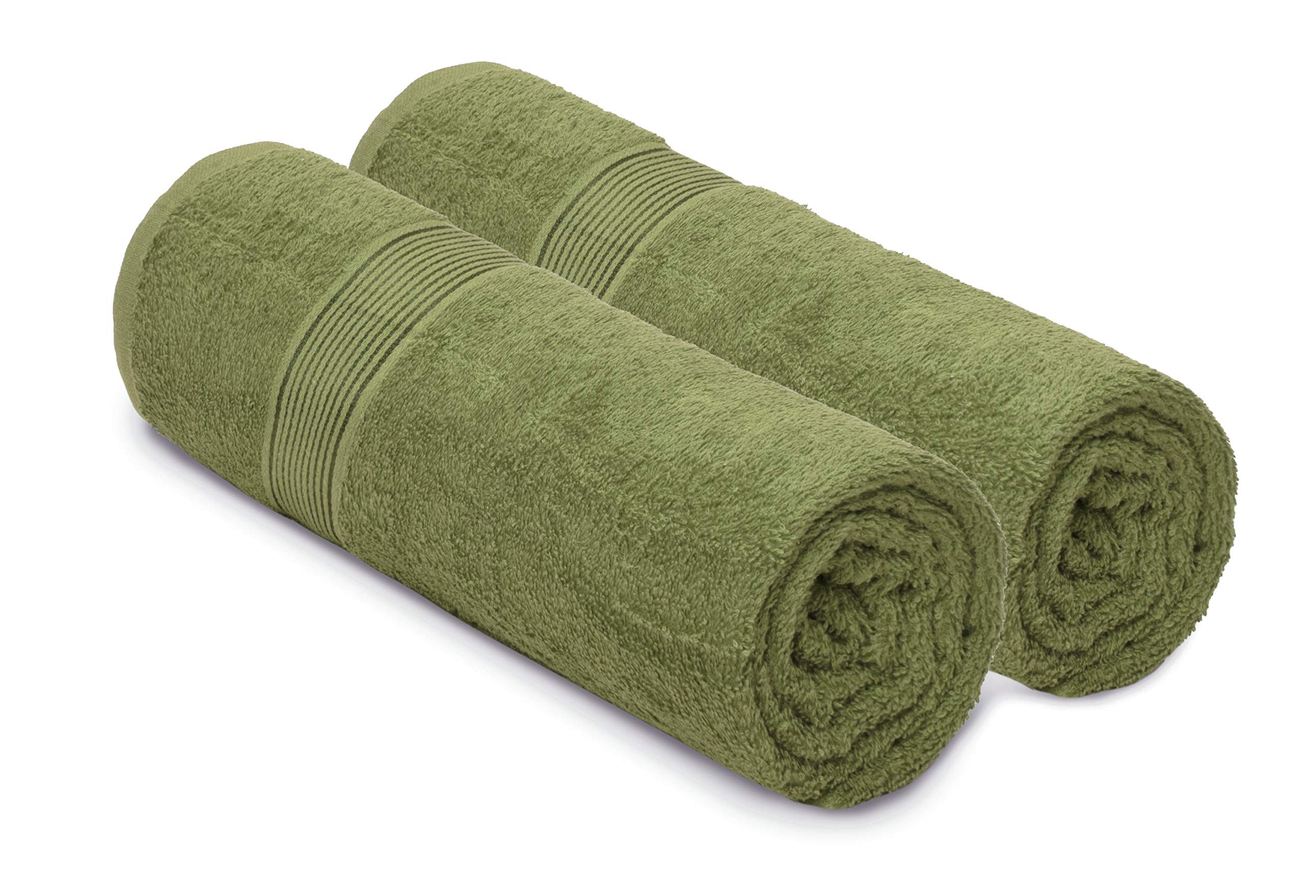 GLAMBURG 2-delige set extra grote badhanddoeken, 100 x 150 cm, ultra absorberend, compacte sneldrogende en lichte handdoek, zwart