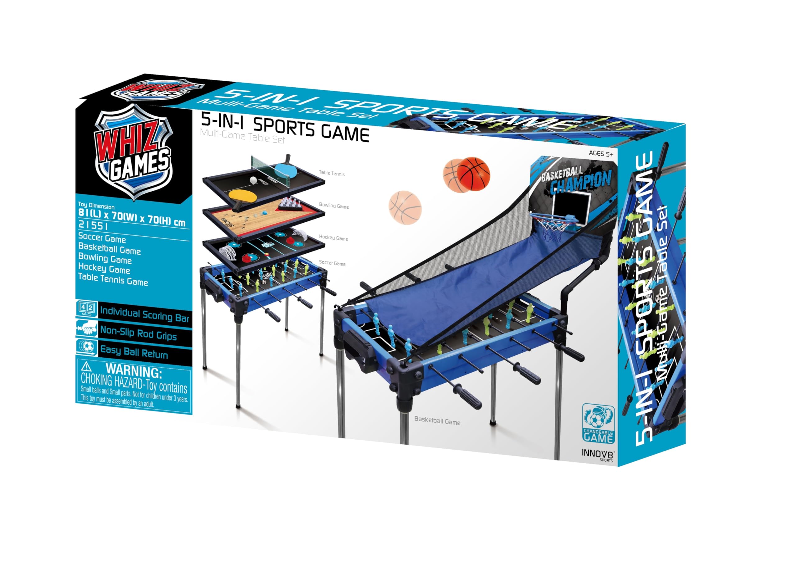 Hostfull 5 IN 1 Multi Game Table Set