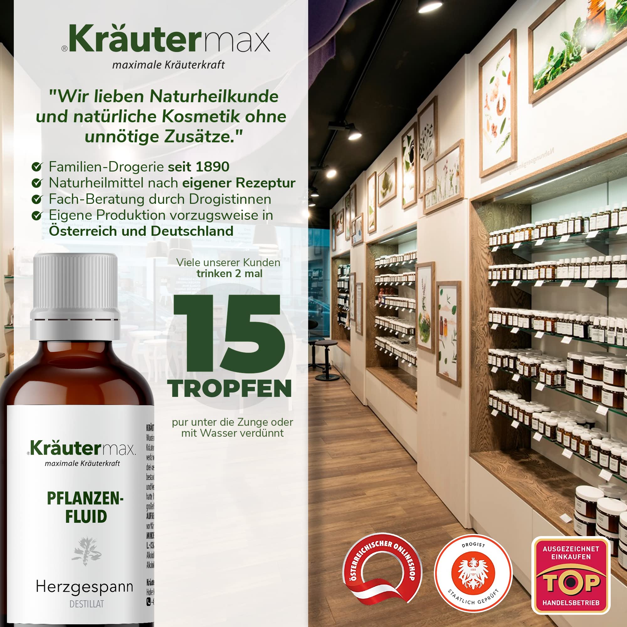 Herzgespann Tropfen Herzgespannkraut 3 x 50 ml