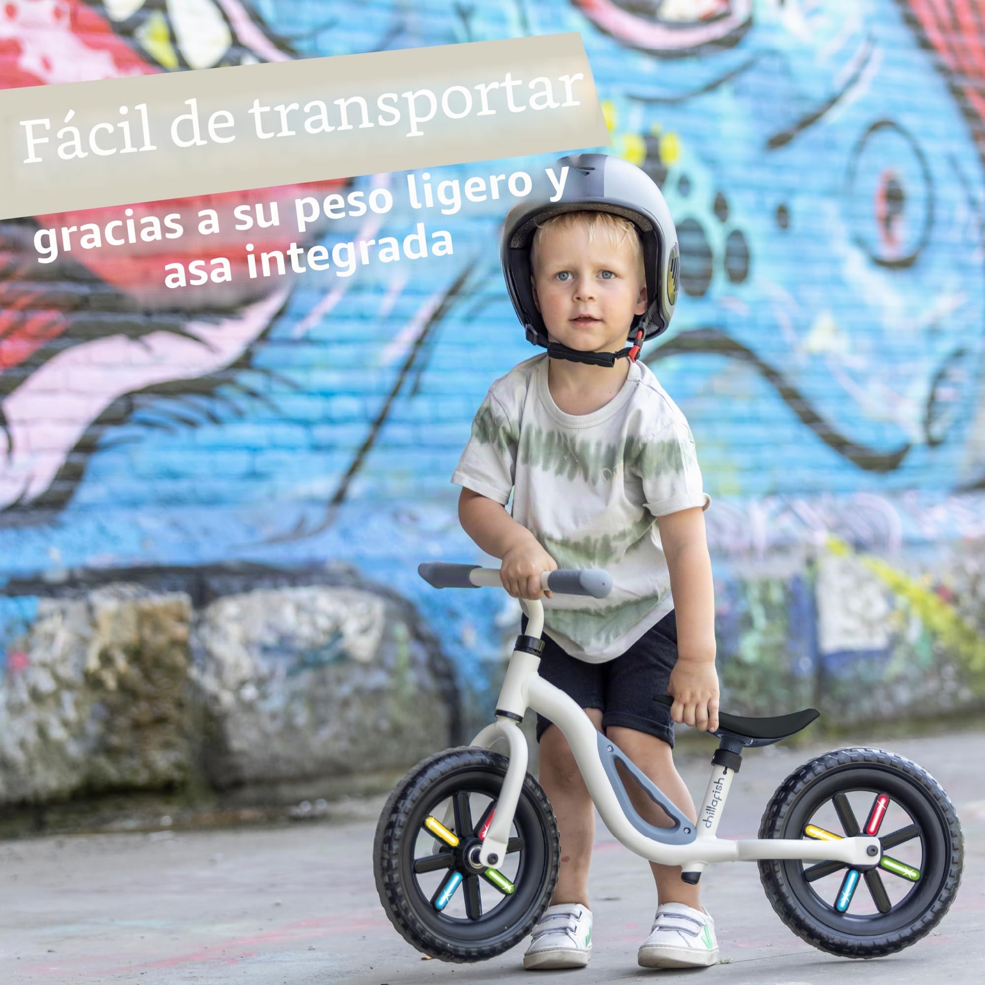 Chillafish Charlie - Bicicleta de Paseo con neumáticos de 10 o 12 Pulgadas, con Ruedas Luminosas u Otros Accesorios