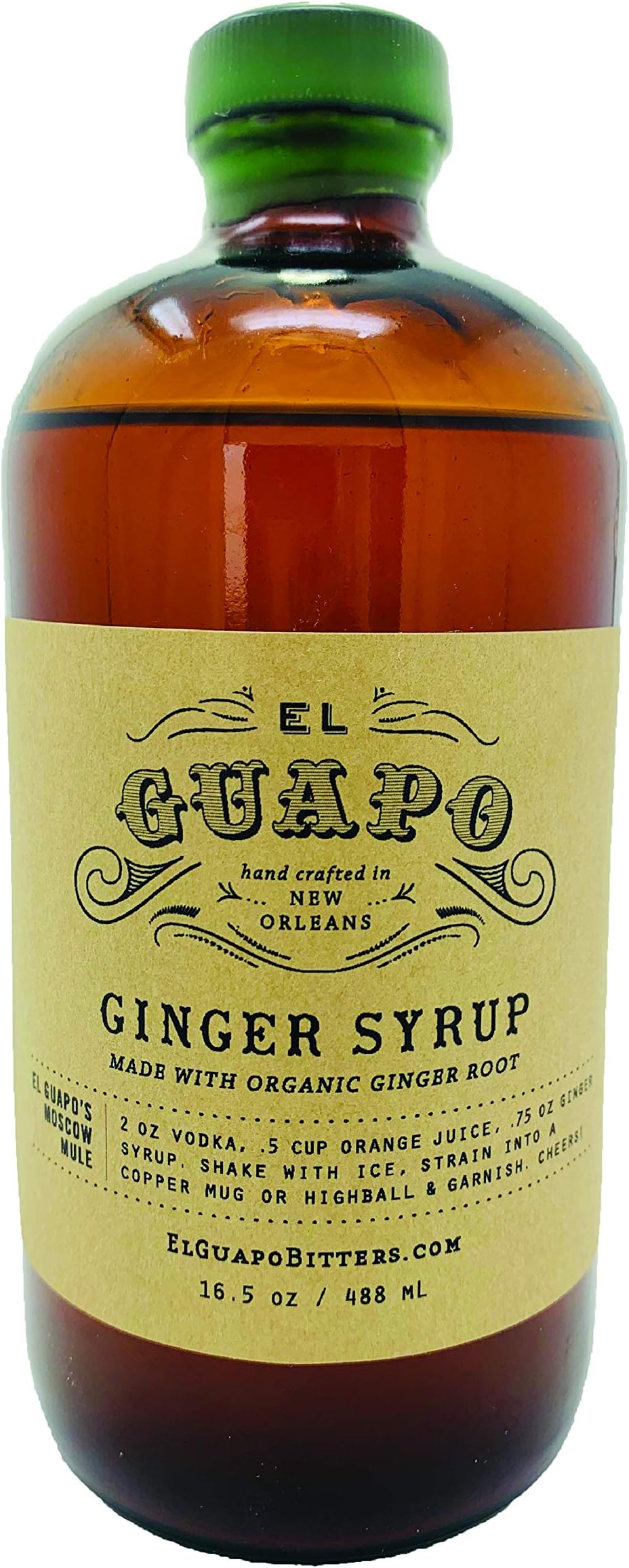 El Guapo Ginger Syrup (16.5 oz)