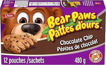 熊爪巧克力碎片软饼干家庭装