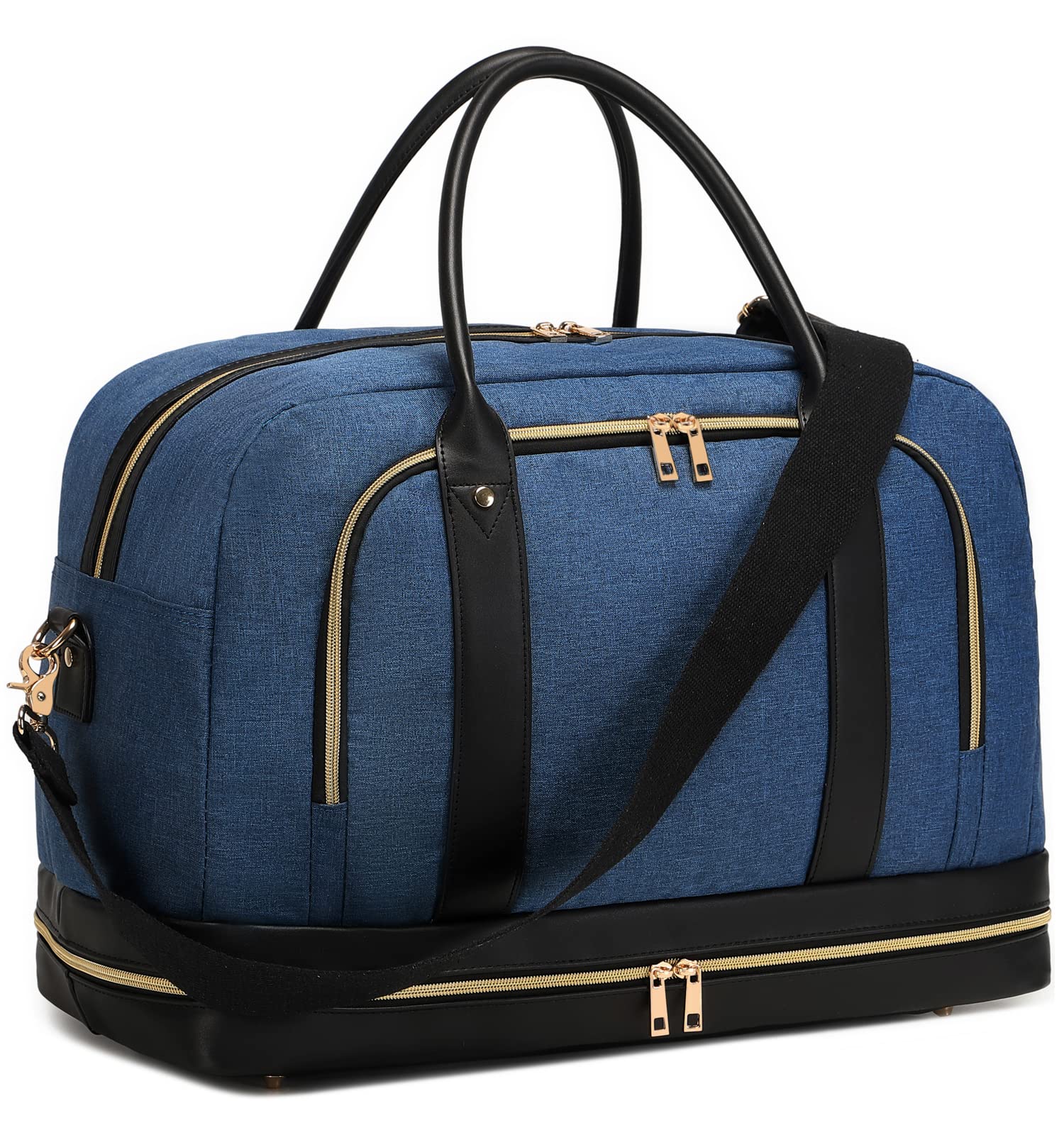 Weekender Overnight Bags for Women Ladies Travel bag Leather Mens Duffle Tote Bag Carry On Luggage