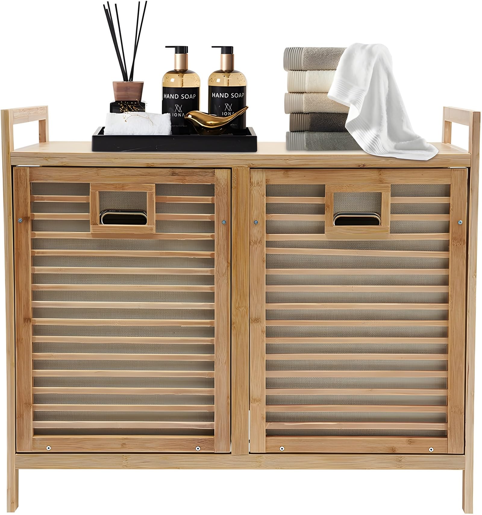 Amazon.com: Double Tilt Out Laundry Hamper with 2 Removable Liner