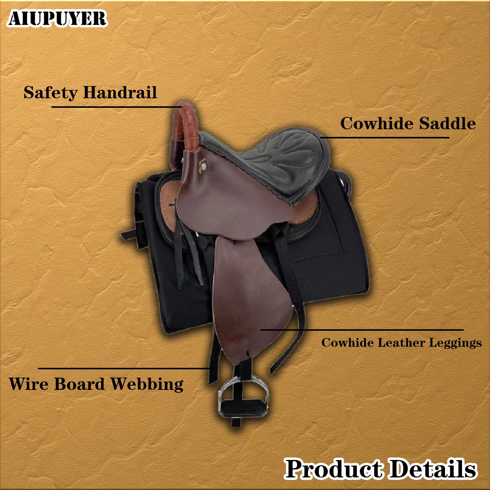 Sattel, amerikanischer Sattel Pferd Dressursattel Western Sattel Trick Reitsattel Rennsattel Junior Reitsattel Supreme Sattlerei, für Turnier Ranch etc