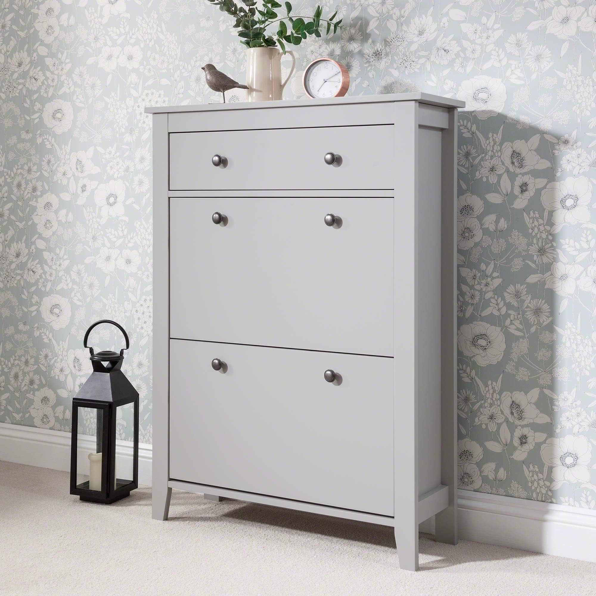 Laura James Shoe Storage Organizer Footwear Drawer Rack (Grey