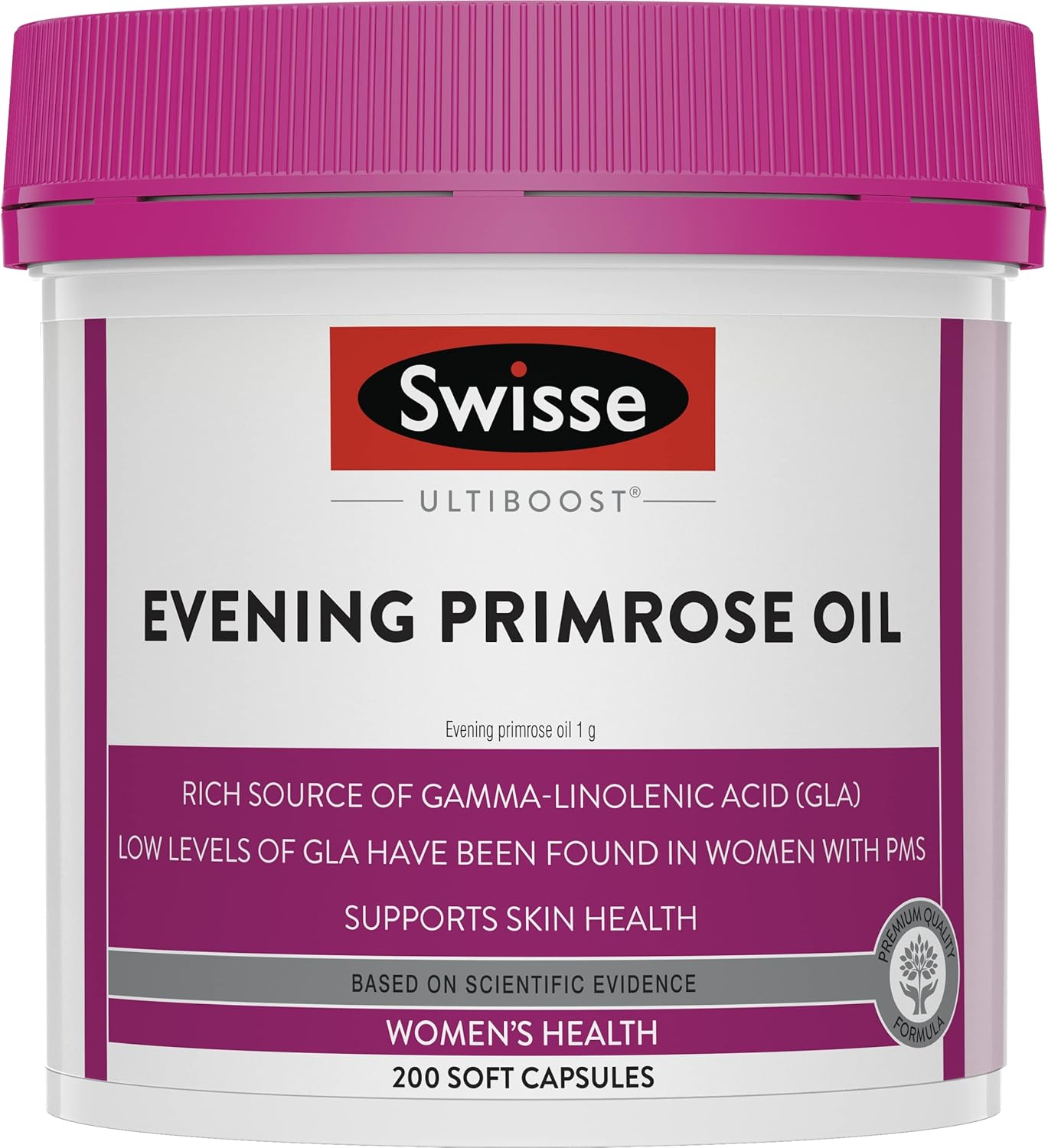 Swisse Ultiboost Evening Primrose Oil Source of GLA to Help Relieve Inflammation 200