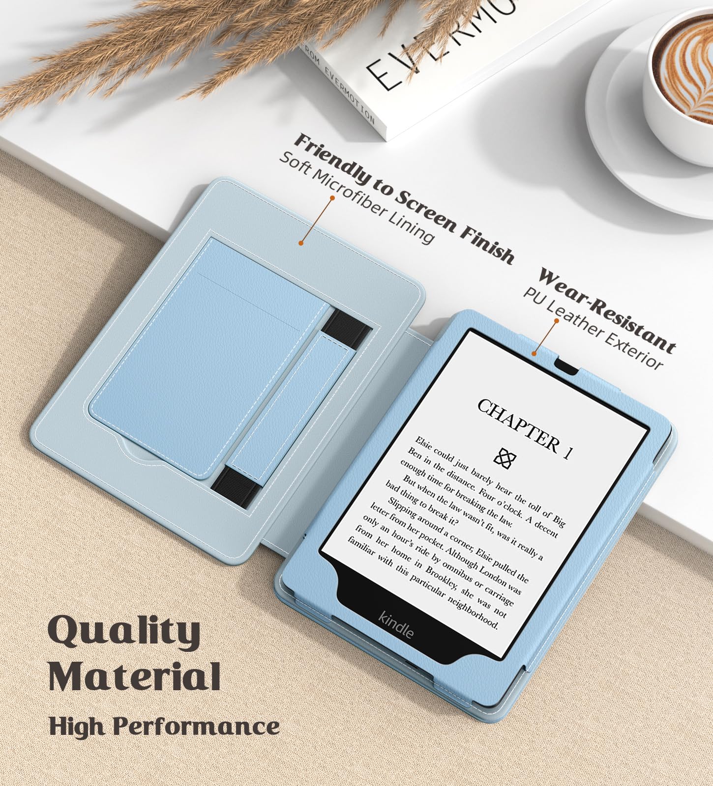 MoKo Case for 7"/6.8" Kindle Paperwhite(12th/11th Generation-2024/2021) and Kindle Colorsoft Signature Edition - Image 4