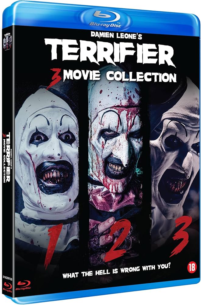 Terrifier 1 - 3 Movie Collection (Blu-ray) Import, Uncut