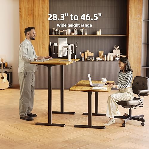 Miniatura 29 de INNOVAR Escritorio eléctrico de pie, escritorio de pie de altura ajustable, escritorio de pie de 40 x 24 pulgadas para computadora de oficina en