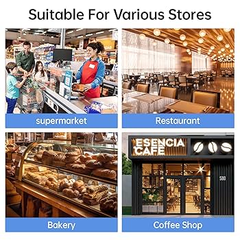 BCDYH レジスター 48キーディスプレイ 58mmサーマルプリンター搭載 Amazon | BCDYH 48キーのデュアルスクリーンディスプレイを備え