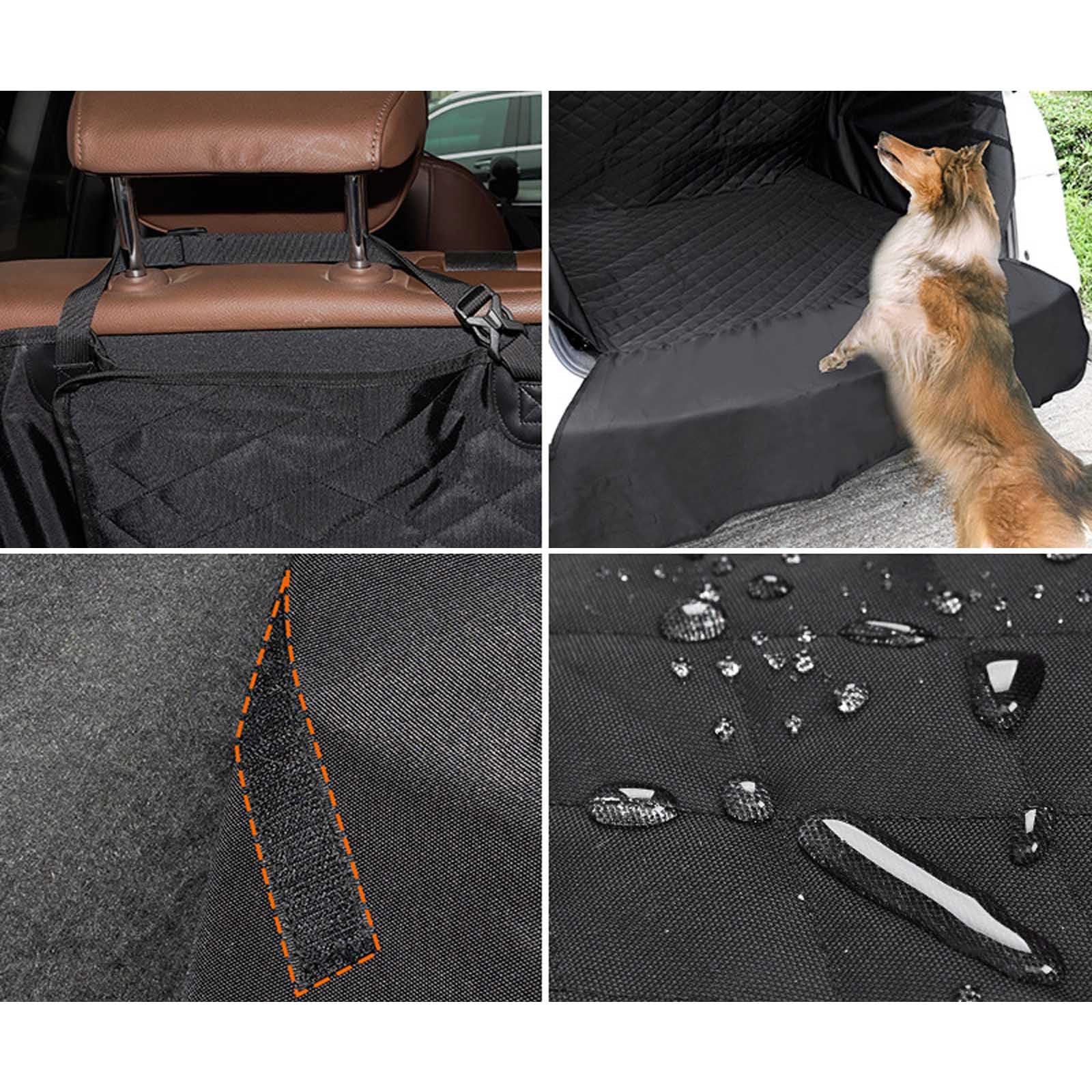 Funda de carga para maletero de mascotas, a prueba de arañazos, fácil de instalar, ajustable, protector de carga para maletero de mascotas, funda de asiento para coche, SUV, accesorios para perros