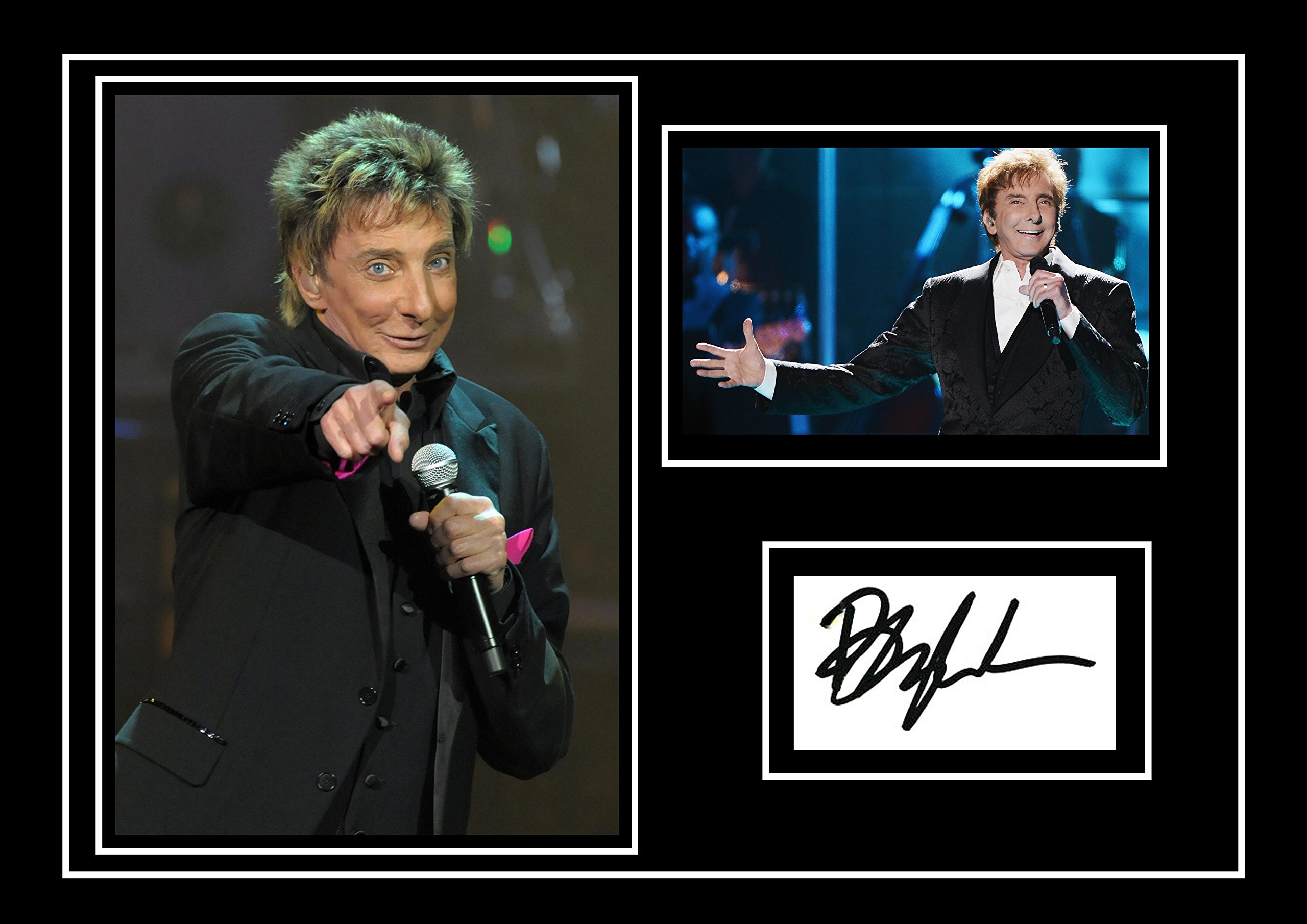 STUNNING QUALITY BARRY MANILOW SIGNED/AUTOGRAPHED PHOTO