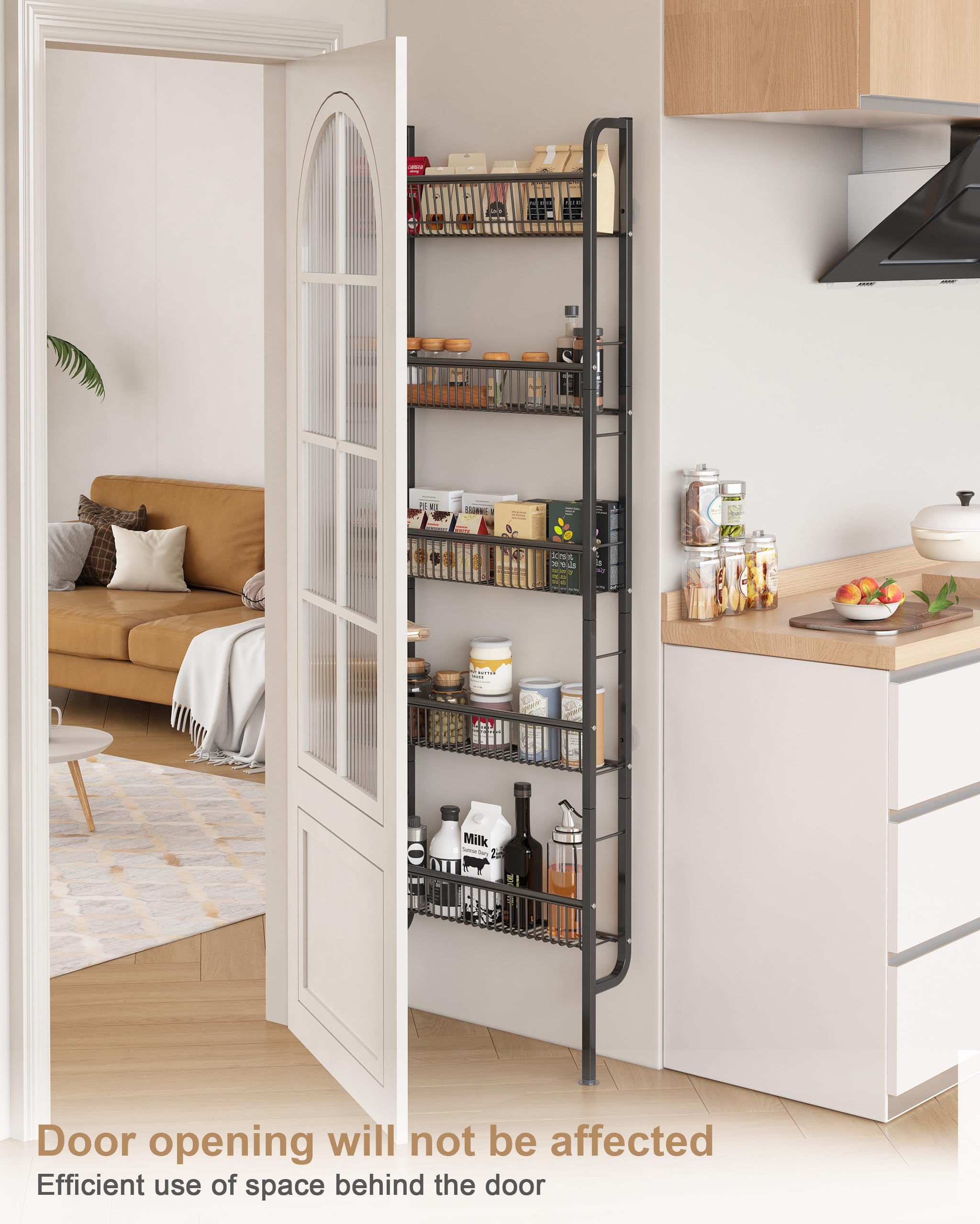 UMDONX Narrow Metal Storage Shelf, 5 Tier Bathroom Rack Organiser - Image 3