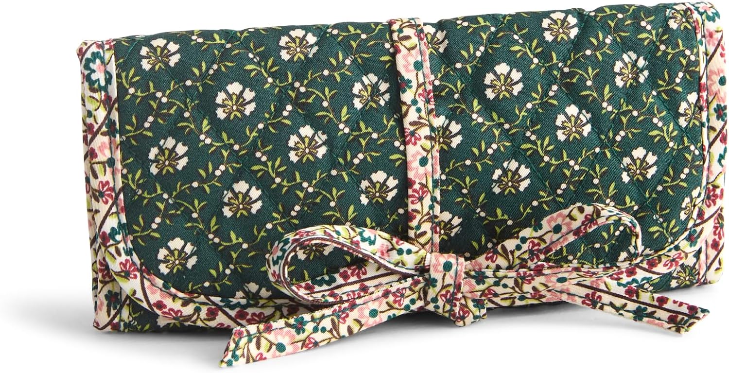 Vera Bradley womens Premium Cotton Jewelry Roll