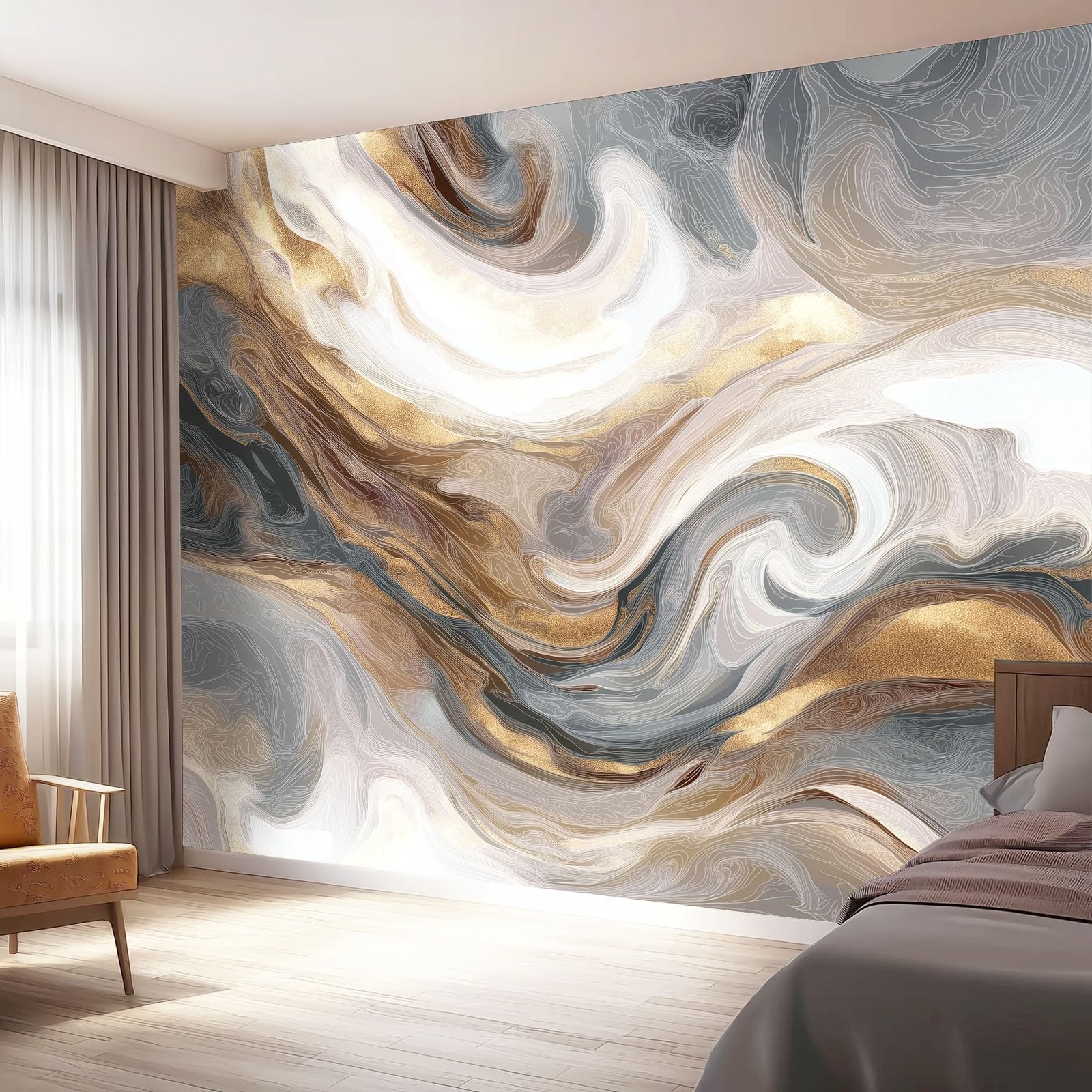 Photo murale marbre abstrait pour transformer l'ambiance du bureau