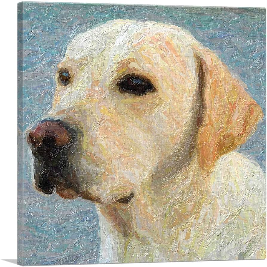 絵画　犬の絵　ラブラドールレトリーバー Amazon.co.jp: ARTCANVAS ラブラドールレトリバー 犬の品種