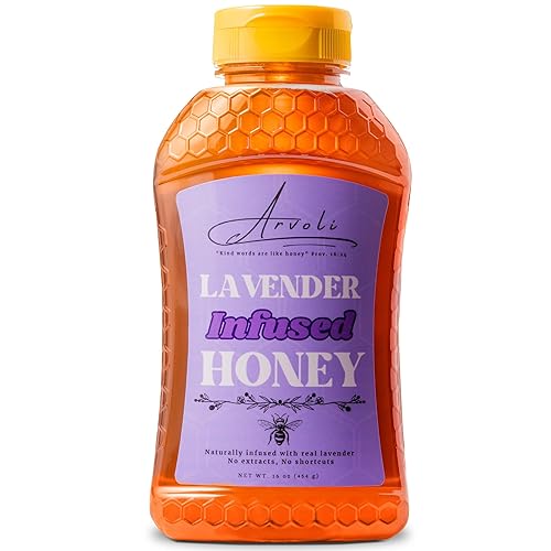 Lavender Honey - Infused Honey with Real Lavender - Clean