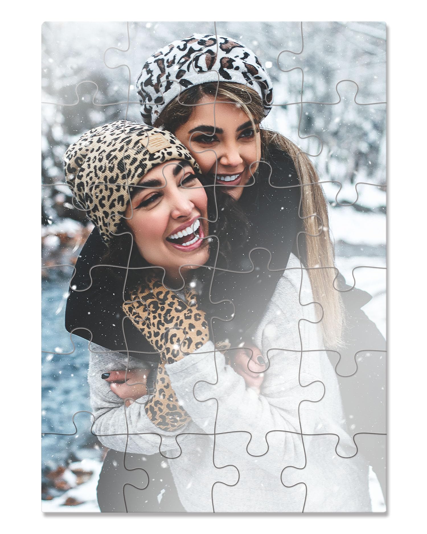 WHITE BOARD GAME Puzzle Personalizado con Foto en Metacrilato 14x20cm 24 Piezas - Regalos Personalizados con Foto - Fotos Personalizadas - Regalos Familiares Originales - Foto Puzzle Personalizado