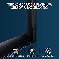 Vista 65 de SUNNY SHOWER B020, puertas de regadera deslizantes sin marco (56 - 60 x 72 pulgadas), cristal de 1/4 pulgada, acabado cromo