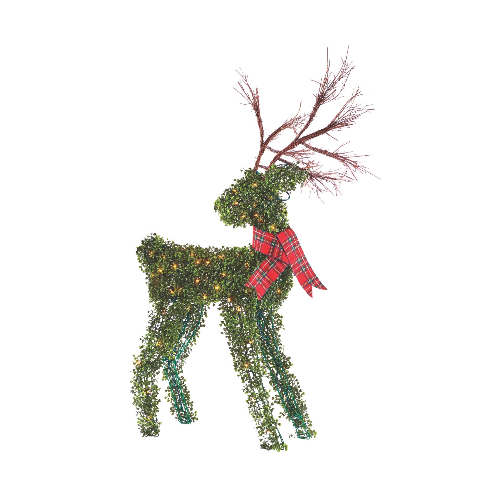 Buy NOMA 4.4 Ft. PreLit Light Up Topiary Winter Garden Reindeer