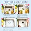 Limpiador de desagües y tuberías Wild Tornado, potente limpiador en polvo para tuberías, eliminador de obstrucciones de espuma rápida para cocina, baño y tuberías (2 unidades) 3
