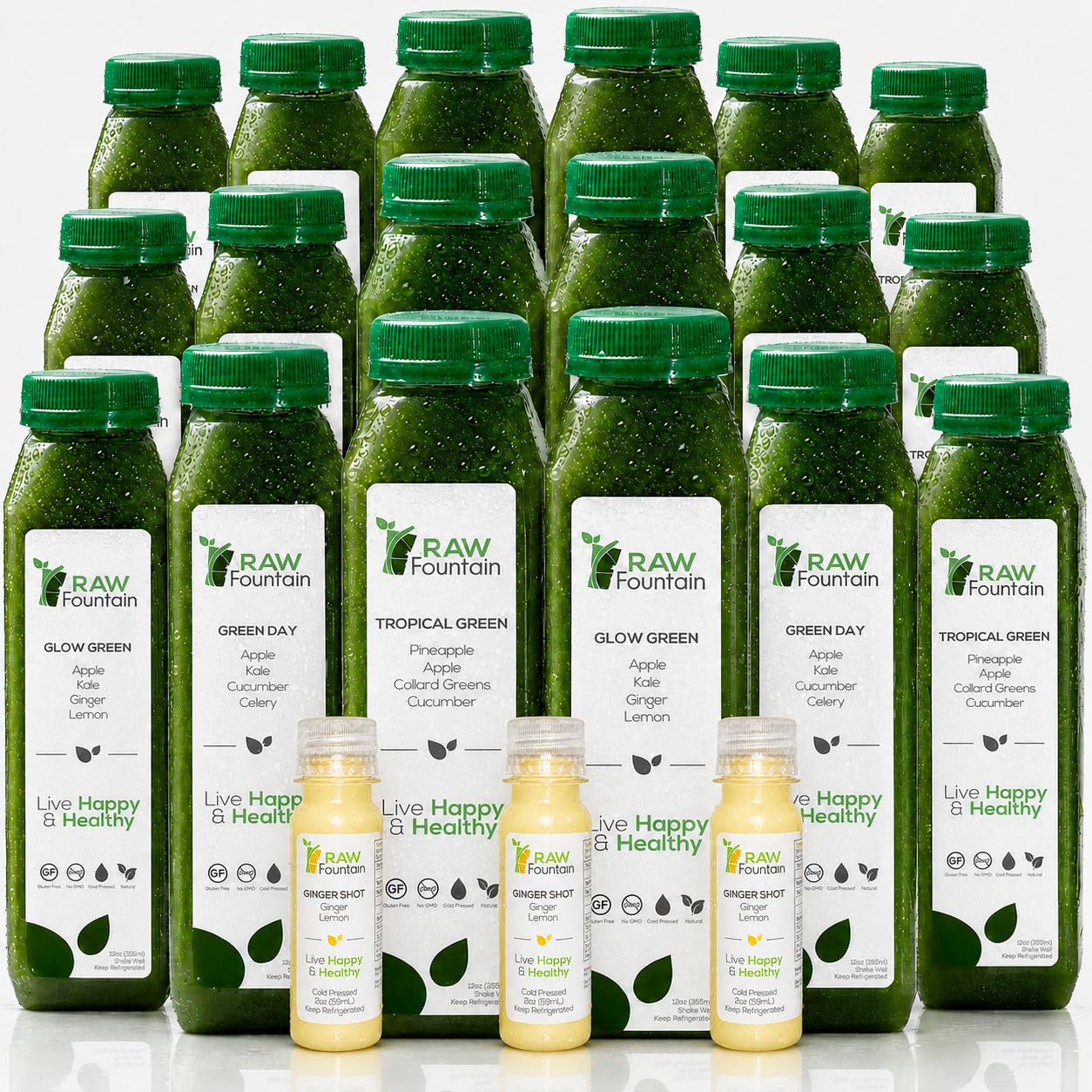 Amazon.com : RAW Fountain Juice Cleanse 3 Day, Green Detox Cleanse