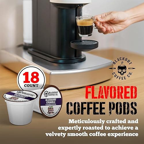 Miniatura 40 de Blackout Coffee - Café molido con sabor a canela y tostada francesa, tostado medio, sabor suave, indulgencia sin culpa, bolsa de 12 onzas recién