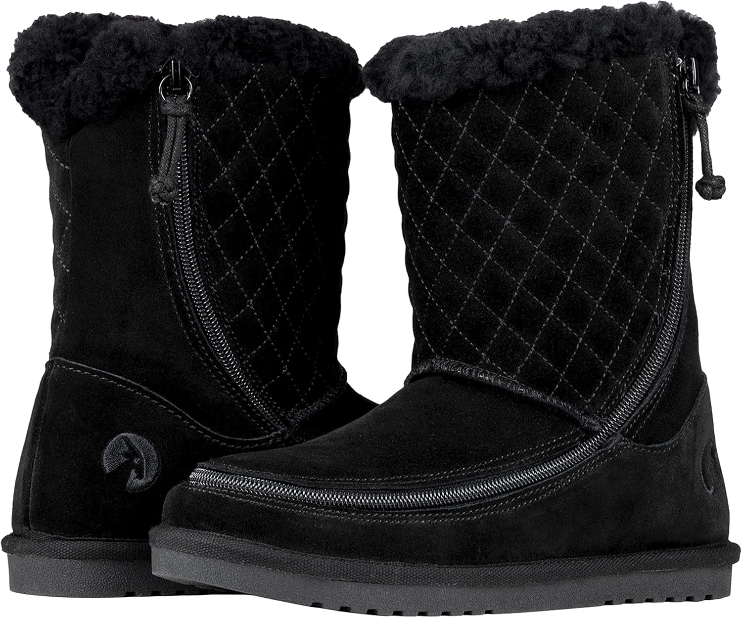 BILLY Footwear Cozy Quilt Lux Black 9 M