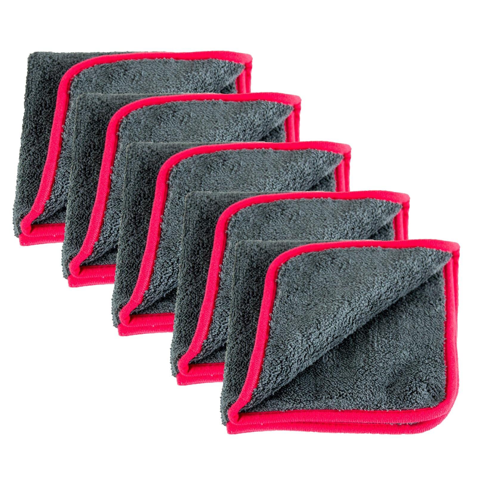 Garage Freaks Panno in microfibra per auto, confezione da 2 pezzi, 40 x 40 cm, 380 g/m², panno universale per la cura della vernice o come panno per la lucidatura, set da