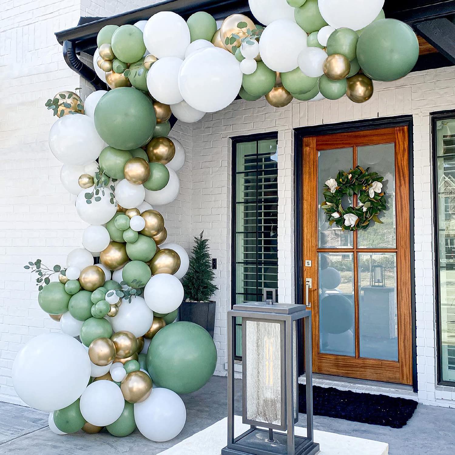 Buy Sage Green Balloon Garland Arch Kit, 119Pcs Olive Green Boho Party