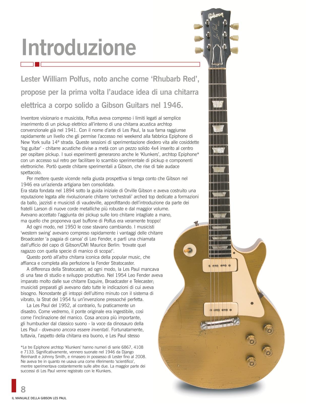 Il manuale della Gibson Les Paul